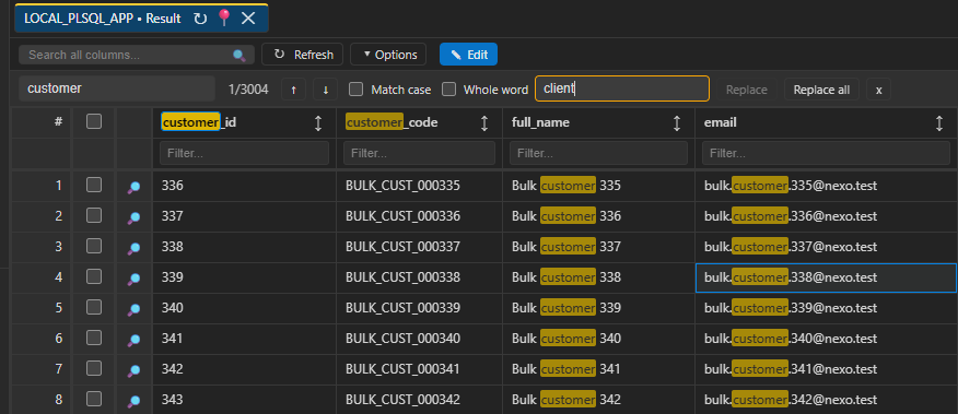 Search and Replace in Worksheet Results